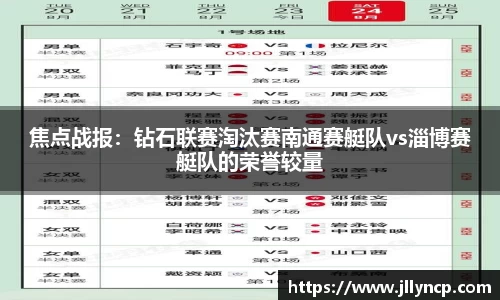 焦点战报：钻石联赛淘汰赛南通赛艇队vs淄博赛艇队的荣誉较量